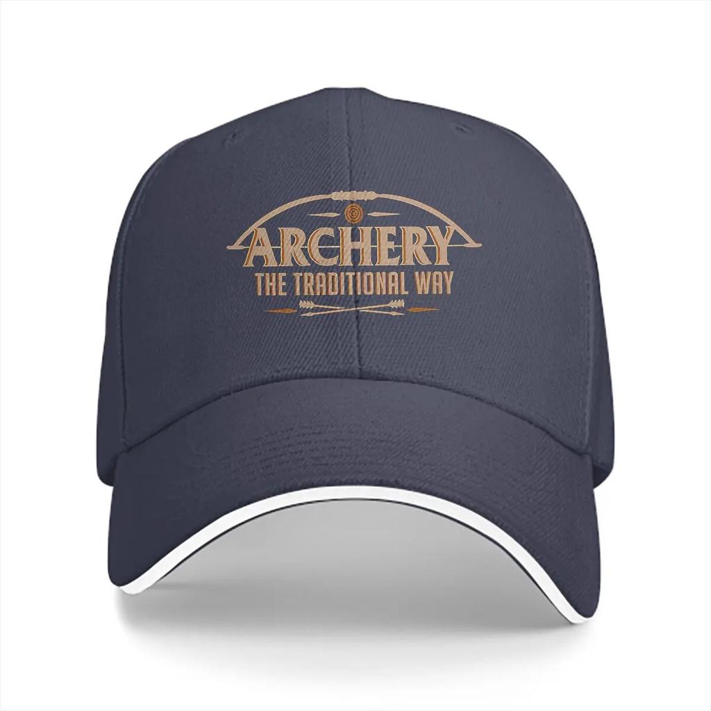 Washed Unisexs Baseball Cap Archery The Traditional Way Sports Hunting Trucker Snapback Caps Dad Hat Archery Lover Golf Hats