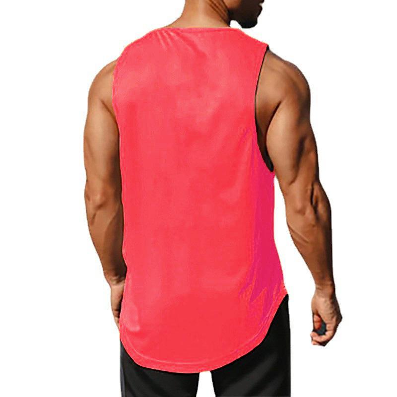 Men's Quick-Dry Sleeveless Sports T-shirt - Breathable Summer Running Vest