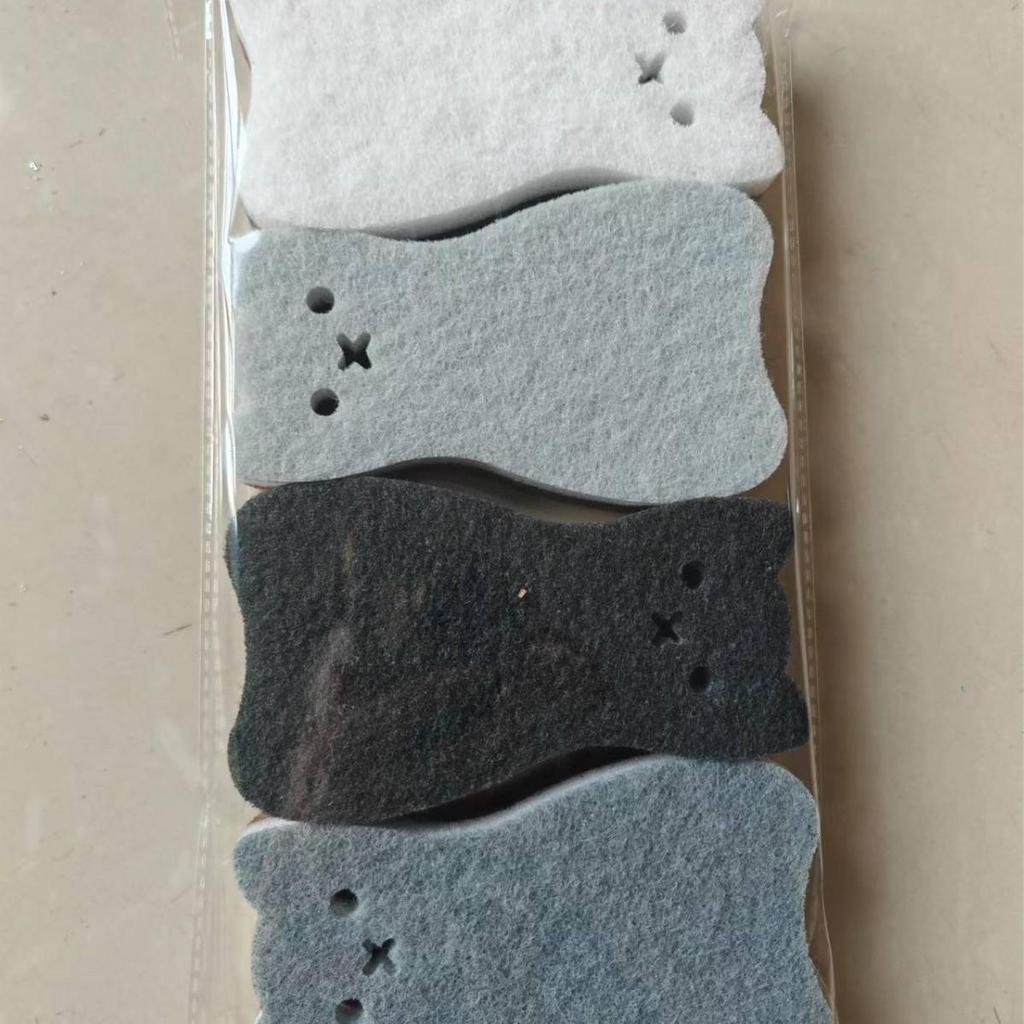 Three-Layer Japanese Cartoon Cat Dishwashing Sponge and Scouring Pad