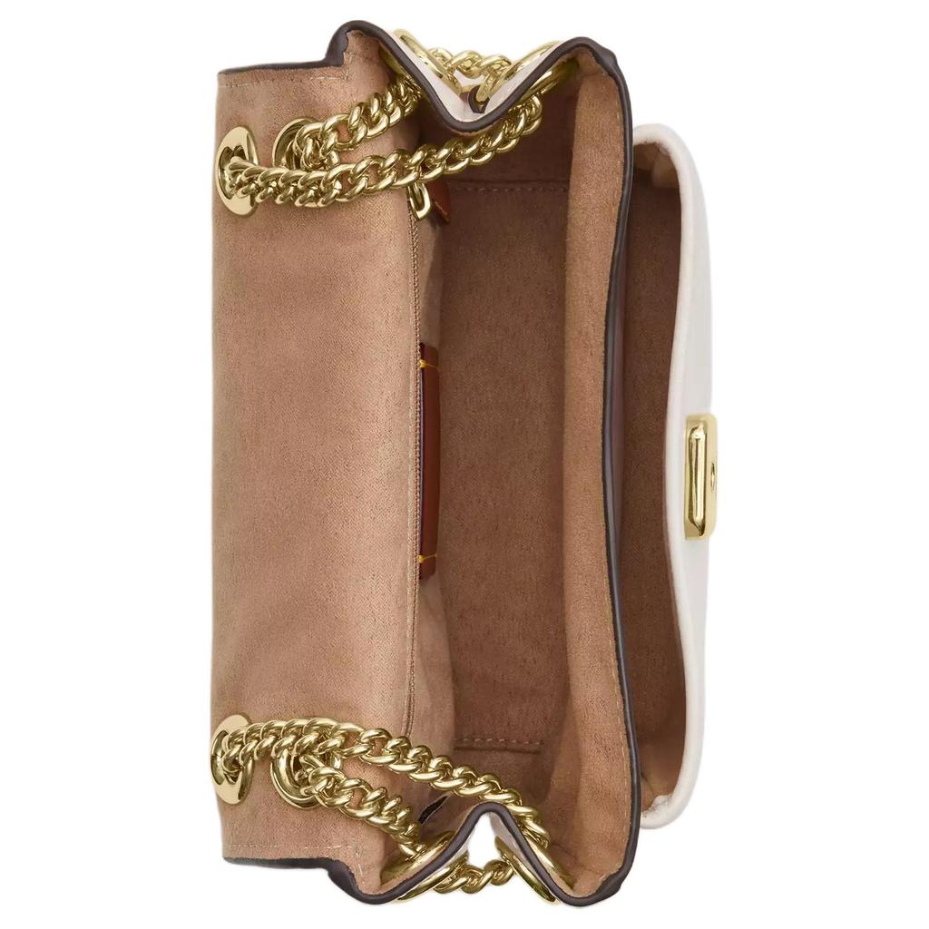 Coach Elodie 19 Logo Leather Crossbody Bag Small Women bags Chalk-White CEU13-IMCHK