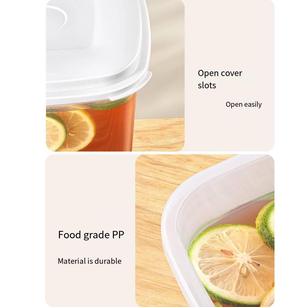 3.5/5L Fridge Drink Dispenser with Spigot Cold Water Pitcher Beverage Water Dispenser Refrigerator Iced Juice Lemonade Dispenser