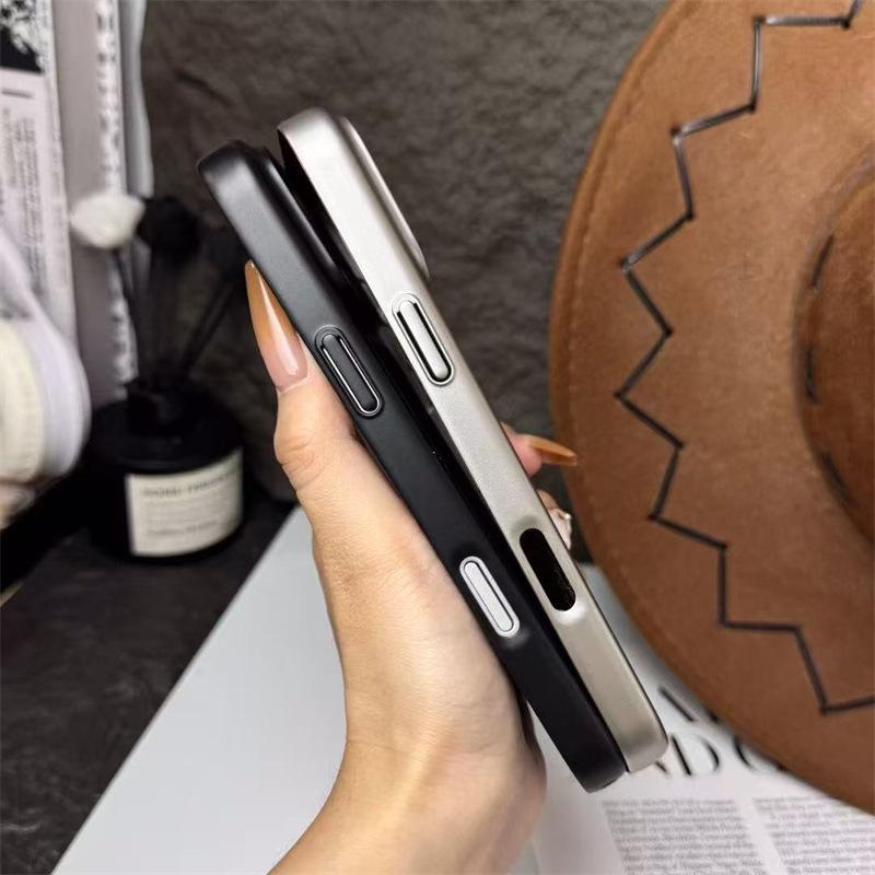 The window becomes larger in seconds, suitable for iPhone17pro mobile phone case, Apple 16pro denim cloth pattern 15pro leather 14p.