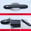 Car Door Handle Cover ABS Carbon Fiber Anti-Scratch Decoration Sticker For Lexus NX 2022 NX260 NX350h Auto Exterior