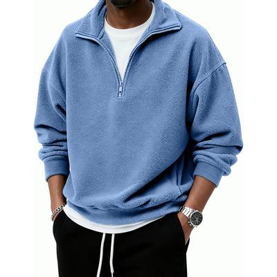 Herren Freizeit-Kapuzenpullover mit Reißverschluss