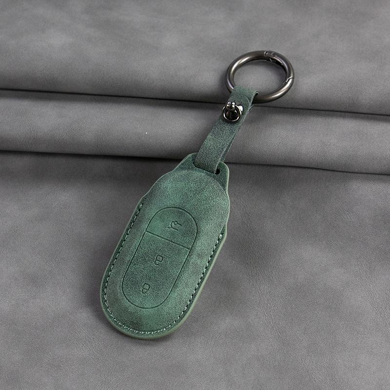 Fit For Leapmotor T03 B10 C10 C01 C11 C16 Car Key Card Holder Smart Card Case Suede Protective Shell