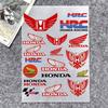 ZLQ4  For Honda Reflective Motorcycle Stickers Waterproof Vinyl Decals For Motorbike Helmet Fuel Tank Bike