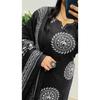 Black Pakistani Cotton Kurti Pant Dupatta Set Indian Bollywood Salwar Kameez