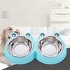 Supplies Plastic Stainless Steel Dog Food Bowl Dog Food Basin Cat Water Feeder Dog Feeding Bowls
