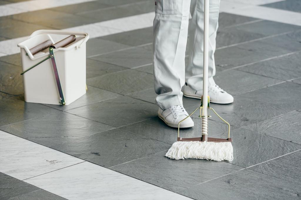 Yamazaki Sangyo Daily Clean Neo Color Wet Floor 24cm W X 4cm D X 144cm 20cm X Product 177639 Mop, Mop, Approx. H, Cloth Approx. 30cm, Multi-Purpose,