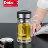 Debao Heat-Resistant Glass Water Bottle with Filter