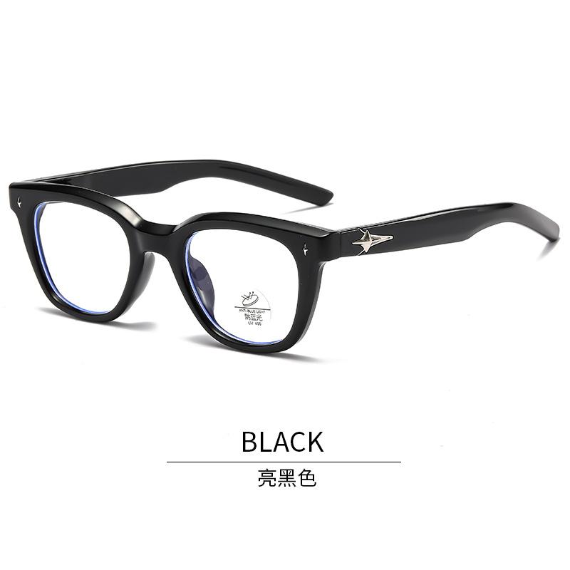 New Fashion Frames For Women Glasses Korean Style Square Shape Men'S Glasses Frame Anti Blue Light Glasses Women
