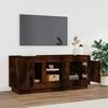 VidaXL Meuble TV chêne fumé 102x35x45 cm bois d'ingénierie 819865