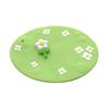 Cartoon Flower Car Coaster Heat-Resistant Washable Cup Mat for Vehicle Interior Cute Dashboard Decor for Cup Holders School Office Desk