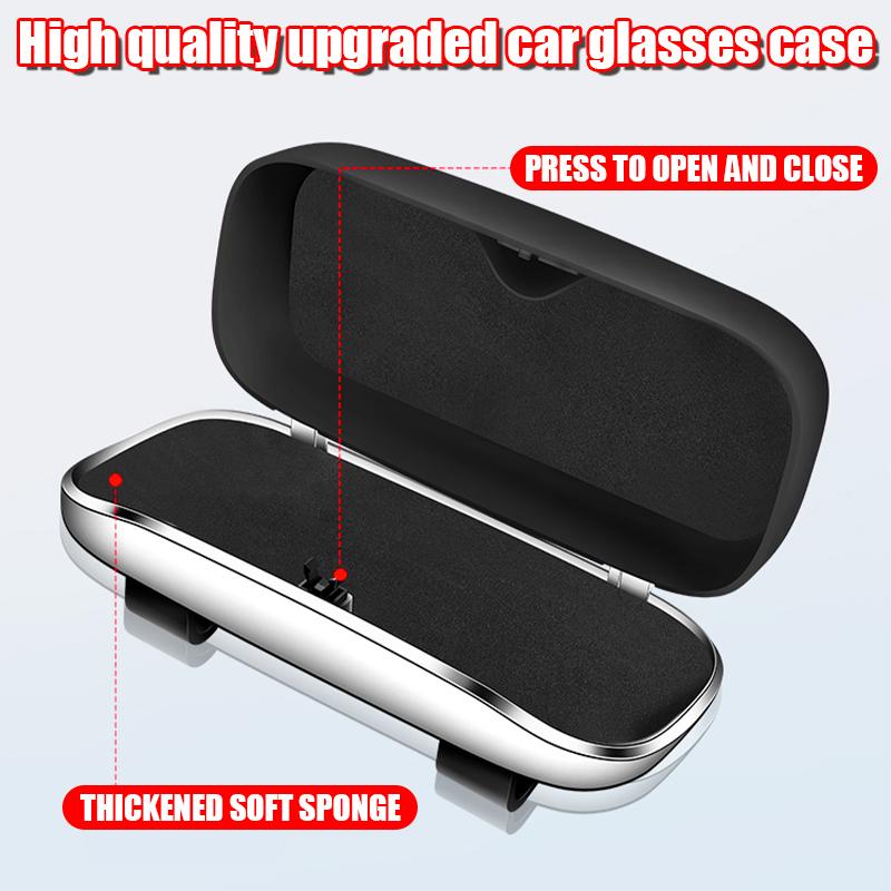 For Ford Focus Fiesta Ranger mk2 mk3 Mondeo mk4 S-MAX Kuga Car Visor BXCYTE9 Sunglasses Glasses Case Glasses Holder Clip Box Accessories