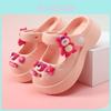 Adoráveis Sapatos Mary Jane Slip-on Infantis em Estilo Desenho Animado Material EVA Macio Confortável