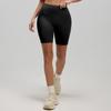 Women's athletic and fitness shorts, peach-shaped five-point pants, high-waisted elastic leggings for lifting buttocks, suitable for yoga.