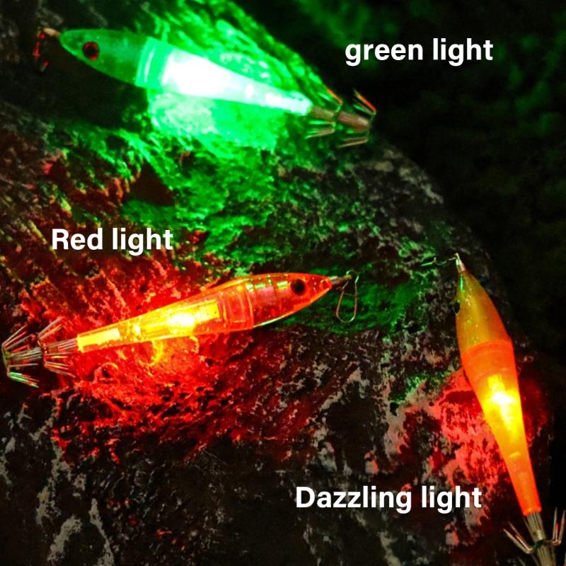 Fishing Lure Light Cuttlefish Hook Artificial Fishing Lure Deep Drop Underwater Fish Collection Tool Squid Jig