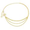 Waist Chain Metal Sunflower Belt Body Chain Women'S Retro Multi-Layer Chain Adjustable Dress Waist Accessories