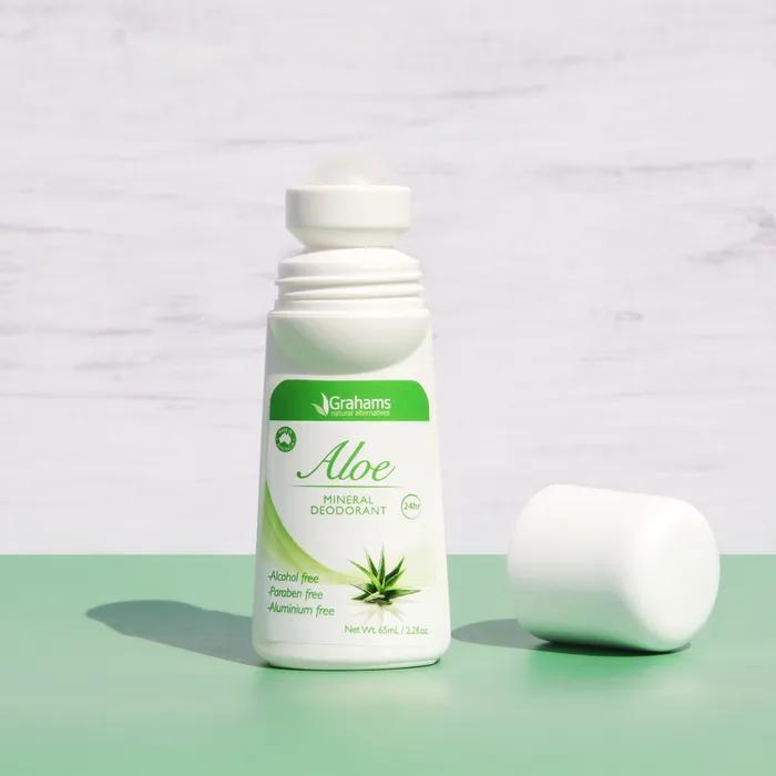 Natural Mineral Deodorant Roll-On Aloe 65mL