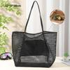 New Large Capacity Mesh Bag Multistyles Protable Swimming Beach Bag Women Makeup Organizer