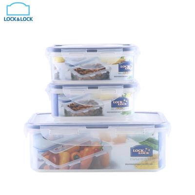 LocknLock 3-Piece Plastic Food Storage Container Set