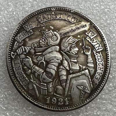 1921 HOBO USA Monete d'argento commemorative da collezione souvenir degli Stati Uniti