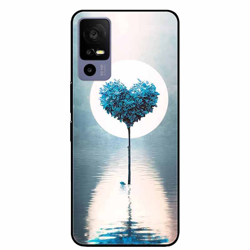 For TCL 40 R 5G Case Fashion Marble Soft TPU Silicon Back Cover for TCL 40R T771K T771H Phone Cases Protect Funda Shells Paras