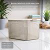 Large Capacity Plastic Storage Box, Clothes Organizer, Toy Bin, with Casters, Stackable for