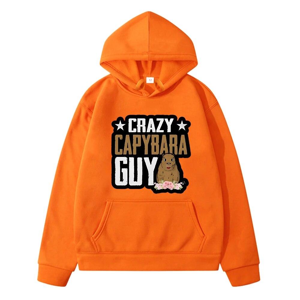 Capybara Anime Hoodie Sweatshirt Kids Clothes Girl Y2k Sudadera Children Casual Pullover Autumn Kawaii Fleece Jacket Boy Clothes