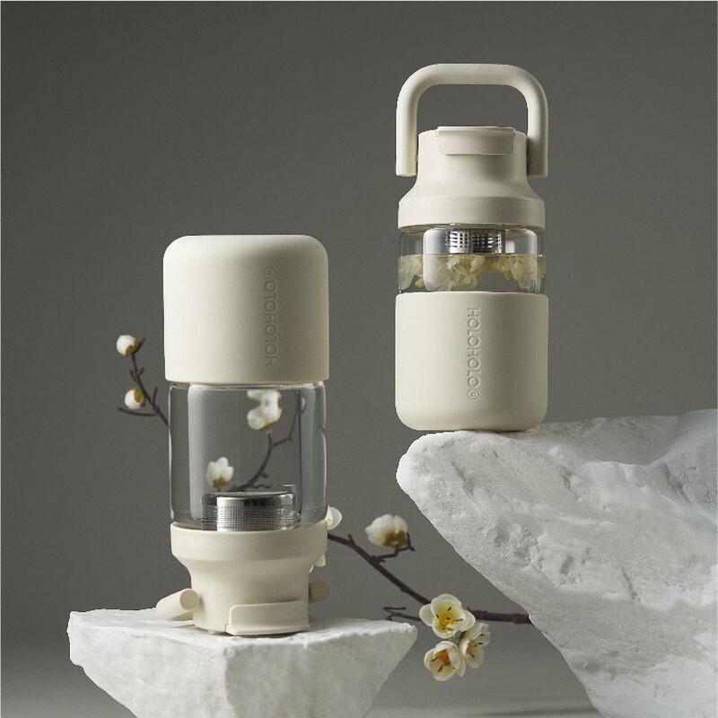 HOLOHOLO Tea Infuser Glass Bottle 650ml