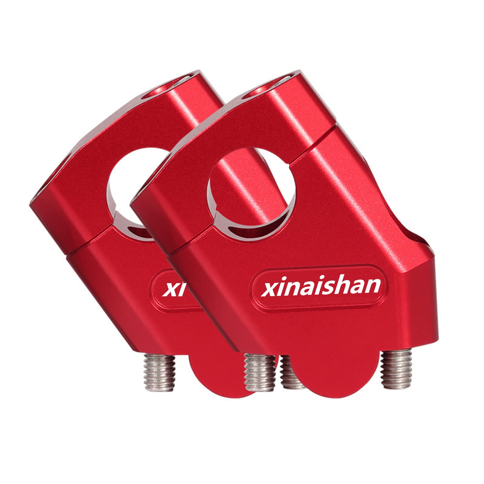 

xinaishan Motorcycle Handlebar Riser Motorcycle Handlebar Riser Handle Post 0.9 inch (22 mm) / MDL3517 (diameter 22mm) красный