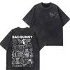 Rapper Bad Bunny Tour  Debi Tirar Mas Fotos DTMF Merch Tshirt Unisex Fashion  Summer ONeck Tee Hip Hop Vintage Washed Tshirts