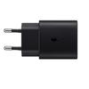 25W Fast Wall Charger - Phonillico - Compatible Samsung Galaxy A14/A34/A54/S23 - USB-C - Black