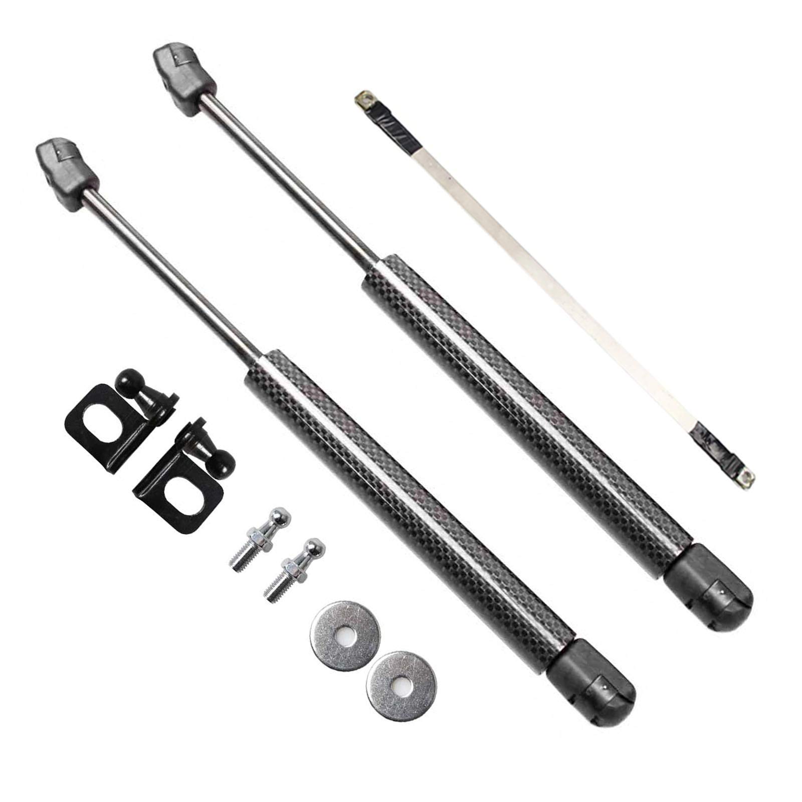 

XIANGSHANG Kicks P15 Комплект капота из 2 штук и Черный карбон с японской инструкцией по установке (2-е поколение) Демпфер, (Лево право), Волокно, [Б/У] чёрный