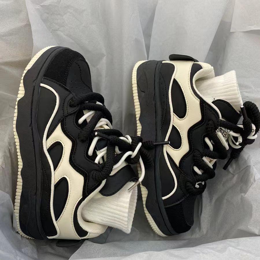 Skate Sneakers Man's New Man Skateboard Bread Shoes Retro National Trend Sport Shoe Wind Board Women Sneaker Men Loafers Shoes