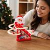 Climbing Stairs Toy Track Slide with Music and Lights, Educational Building Set for Kids