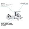 GROHE Start Bath/Shower Mixer - Chrome - Automatic Diverter - Water Saving - 23206002