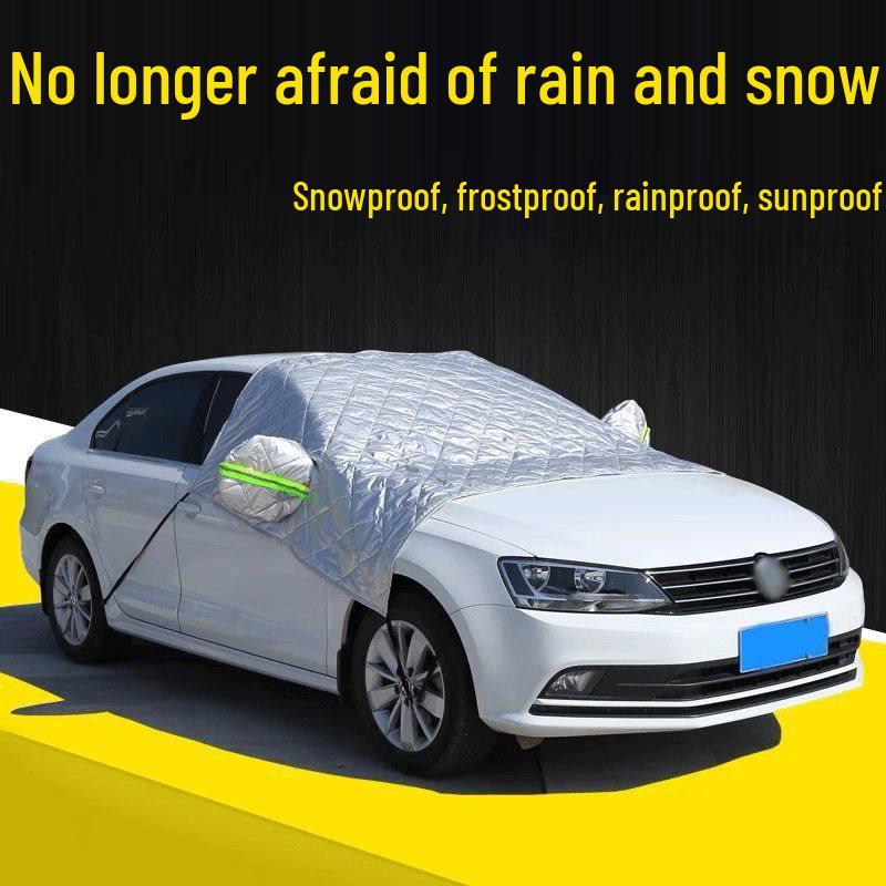 Universal Car Snow & Sun Shield: Frost, Rain, and UV Protector for Windshields