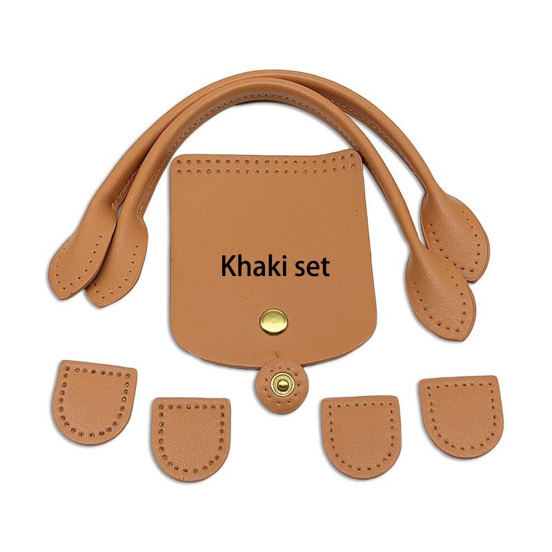 

1 Набор Сделай сам Сумка Набор Ручка для сумки Клапан для сумки Ручная работа Сумка Женский Рюкзак Аксессуары хаки