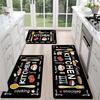 VIKAMA 2pcs Kitchen Floor Mats Are Machine Washable And Suitable For Living Rooms, Dining Rooms, Kitchens And Home Decoration