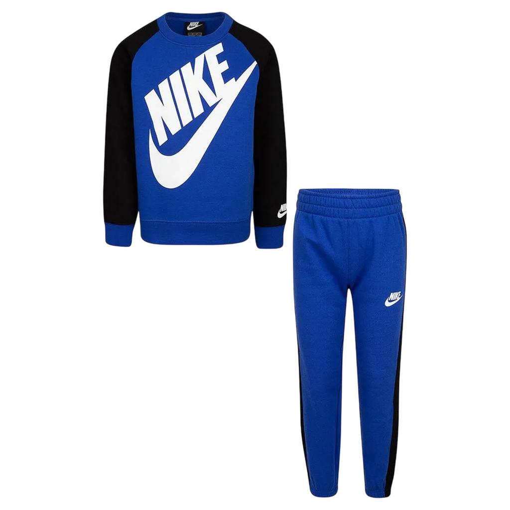 Nike Childrens/Kids Futura Raglan Athletic Sweatshirt & Jogging Bottoms