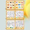 2-in-1 Children's Early Learning Toy: Water-based Drawing Book, Allows Repeated Drawing and Painting (Quiet Activity Book)