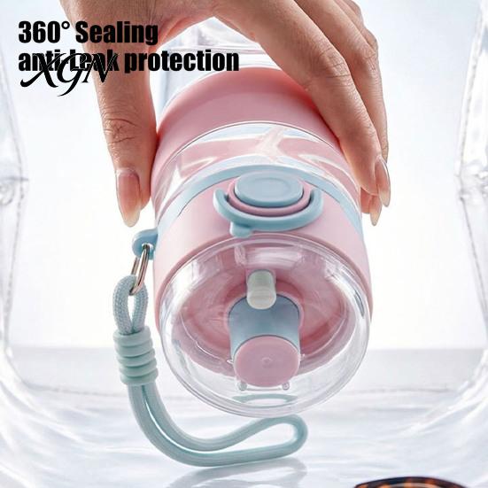 Heat Resistant Drinking Vessel Spray Sports Water Bottle, 750ml Dual-Use Mist And Drink Cup with Safety Reusable Plastic Lock, Leak-Proof Bottle