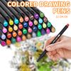 36 Color Fineliner Fine Point Pens 0.4mm Tip Markers for Journaling Writing Note Taking Calendar Agenda Adult Coloring