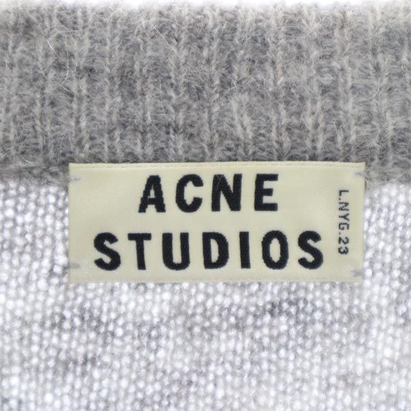 ACNE STUDIOS wool blend Long sleeve knit one piece XXS Gray sweater Women Used