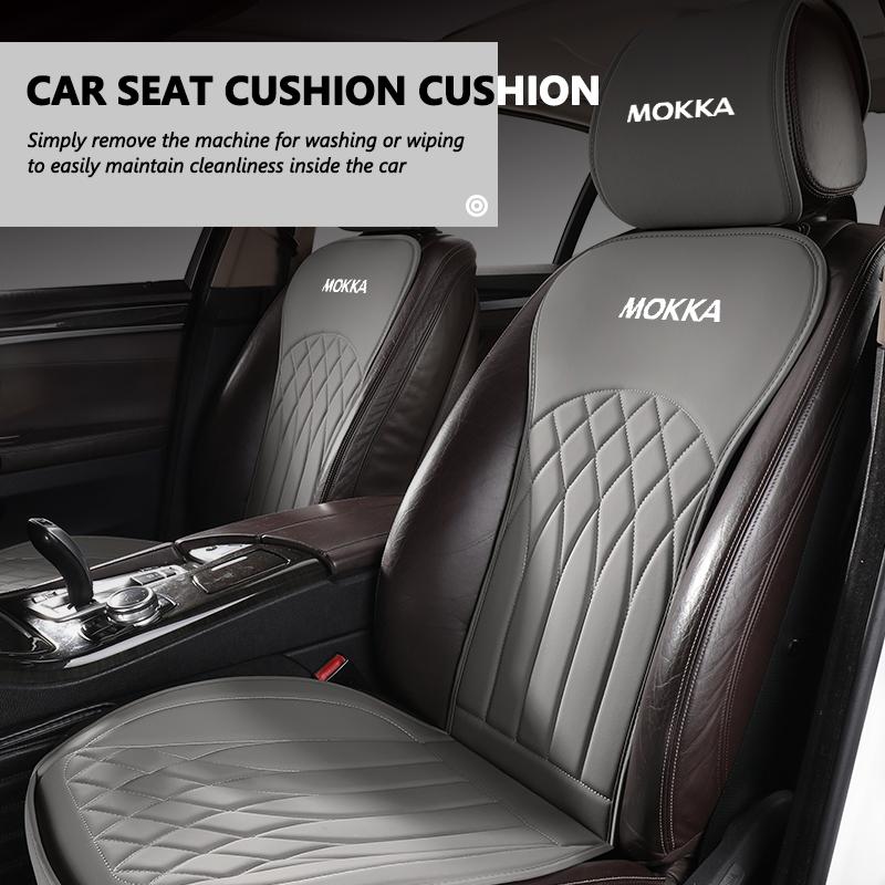 For Opel Car Logo Seat Breathable Cushion Headrest Cover Anti-slip Pad Meriva Mokka Grandland Vectra Zafira Vivaro Antara