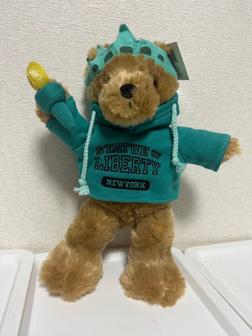 

[USED] Teddy bear stuffed animal Statue of Liberty