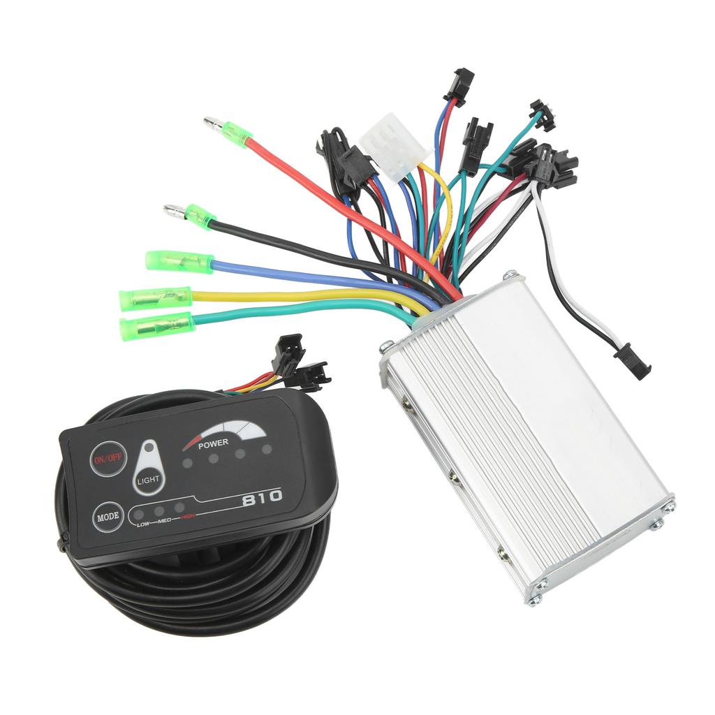 36V 250W 350W Electric Bike Brushless Motor Controller with 810LED Panel for Bike Retrofit