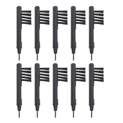 10PcsSet Hearing Aid Amplifier Cleaning Brushes with Magnet Earplug Wax Loop Debris Cleaner for