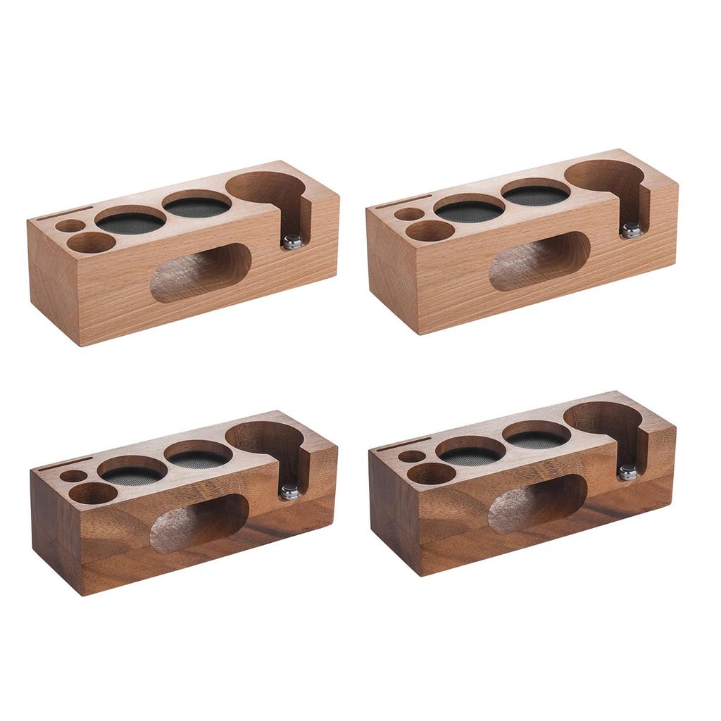 Coffee Filter Tamper, Espresso Tamping Station, Coffee Tamper Stand and Portafilter Holder for Barista Tool